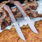 3.7" Fixed Blade Knife, Thomas Damascus