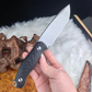 Hollow Grind Fixed Blade Knife in VG-Max Steel